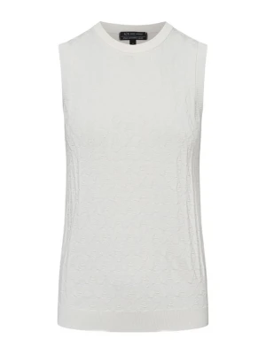 Top Armani Exchange mleczny
