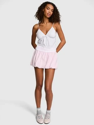 Top babydoll z dżerseju Dream Jersey Victoria's Secret Biały