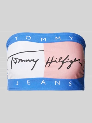 Top bandażowy krótki z nadrukiem z logo model ‘HERITAGE’ Tommy Hilfiger