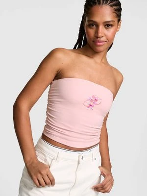 Top bandeau All-Day Cotton z marszczeniem Victoria's Secret