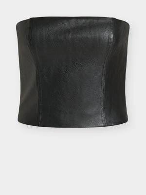 Top bardot czarny