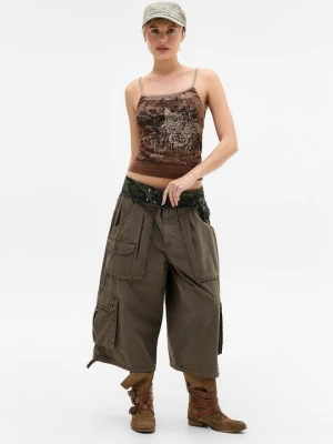 Top BDG Urban Outfitters brązowy