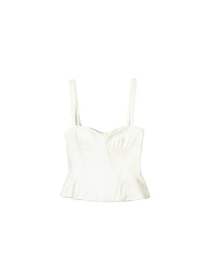 Top Bershka beżowy