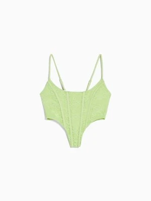 Top Bershka zielony