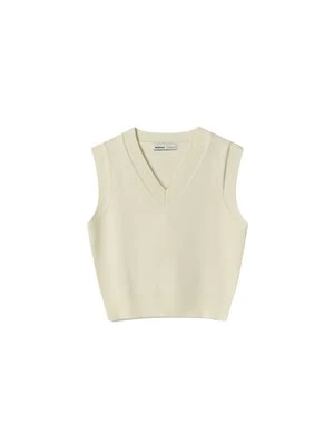 Top Bershka beżowy