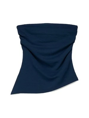 Top Bershka granatowy