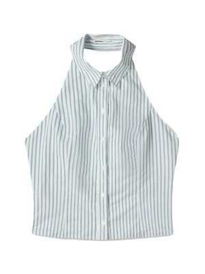 Top Bershka jasnoniebieski