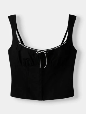 Top Bershka czarny