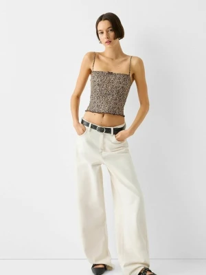 Top Bershka wielbłądzi