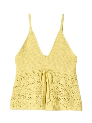 Top Bershka żółty