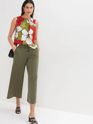 Top bez rękawów z wiskozy bonprix