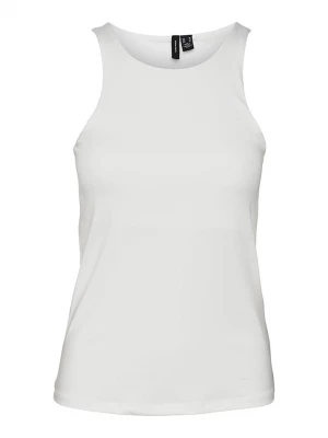 Vero Moda Top "Bianca" w kolorze białym rozmiar: M