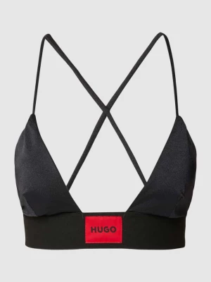 Top bikini na cienkich, skrzyżowanych ramiączkach model ‘HANA’ HUGO