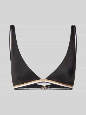 Top bikini z aplikacją z logo model ‘ICONIC TRINAGLE’ Boss
