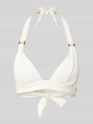 Top bikini z detalem z logo model ‘MAHO’ banana moon