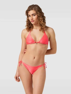 Top bikini z efektowną przędzą model ‘RICO’ banana moon