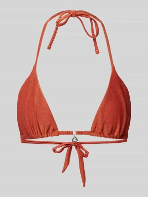 Top bikini z efektowną przędzą model ‘RICO SEAGLITTER’ banana moon
