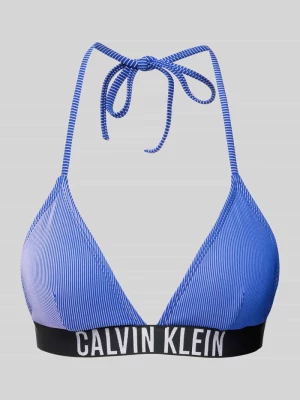 Top bikini z elastycznym paskiem z logo Calvin Klein Underwear
