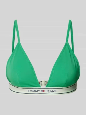 Top bikini z elastycznym paskiem z logo Tommy Hilfiger