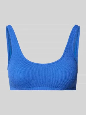 Top bikini z fakturowanym wzorem model ‘JUSTIN SCRUNCHY’ Banana Moon Niebieski