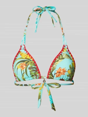 Top bikini z kwiatowym wzorem model ‘BANANAS’ banana moon