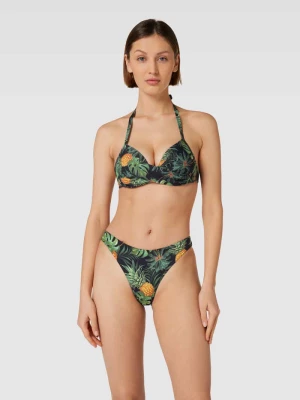 Top bikini z nadrukiem na całej powierzchni model ‘EYRO’ banana moon