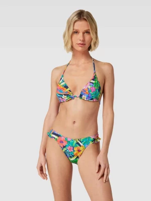 Top bikini z nadrukiem na całej powierzchni model ‘SHELLO LEILANI’ banana moon