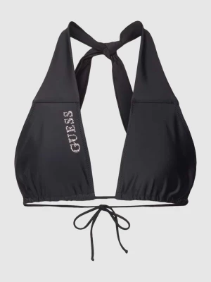Top bikini z nadrukiem z logo Guess