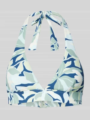 Top bikini z nadrukiem z logo Marc O'Polo