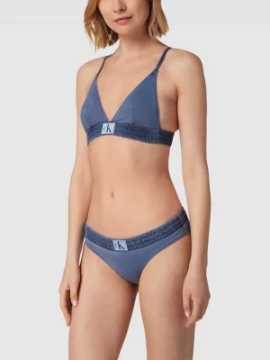 Top bikini z naszywką z logo Calvin Klein Underwear