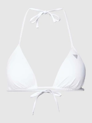 Top bikini z obszyciem kamieniami stras Guess