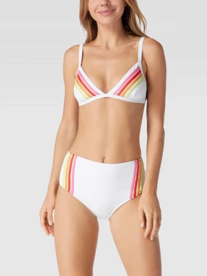 Top bikini z paskami w kontrastowym kolorze Rip Curl