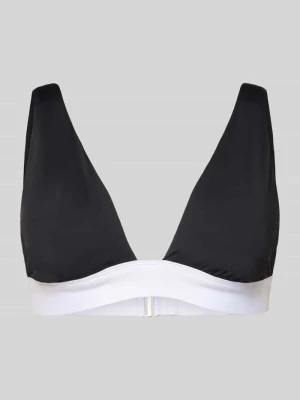 Top bikini z paskiem w kontrastowym kolorze Lauren Ralph Lauren