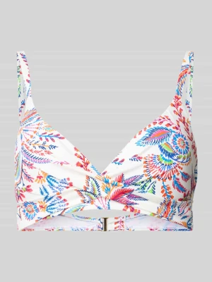 Top bikini z regulowanymi ramiączkami Lauren Ralph Lauren