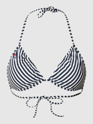 Top bikini z wzorem w paski Tommy Hilfiger