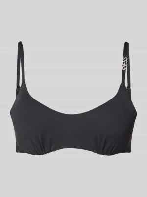Top bikini z zapięciem na haftkę Guess