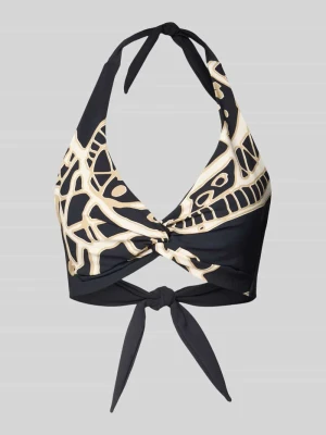 Top bikini z zapięciem z wiązaniem Barts