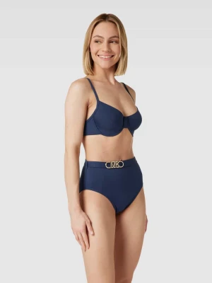 Top bikini ze wszytymi fiszbinami MICHAEL Michael Kors