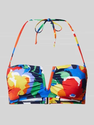 Top bikini ze wzorem na całej powierzchni Lauren Ralph Lauren