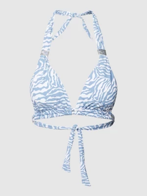 Top bikini ze wzorem na całej powierzchni model ‘DELTIA’ Barts