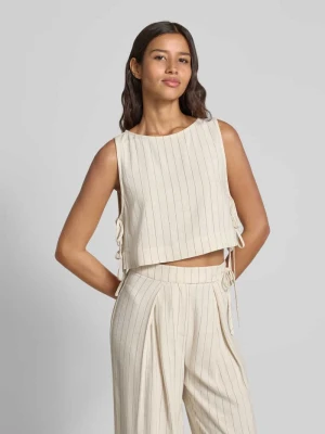 Top bluzkowy o kroju regular fit z bocznym sznurowaniem INFLUENCER'S CHOICE BY P&C*