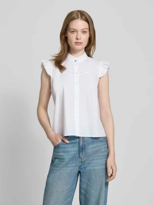 Top bluzkowy o kroju regular fit z czystej bawełny model ‘BELLANA’ Boss Orange