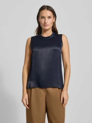 Top bluzkowy o kroju regular fit z czystej wiskozy model ‘BAURINA’ Boss