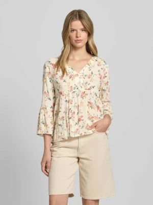Top bluzkowy o kroju regular fit z czystej wiskozy model ‘ELIZA’ Only