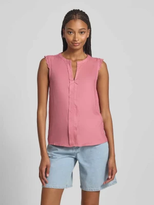 Top bluzkowy o kroju regular fit z czystej wiskozy model ‘KIMMI’ Only