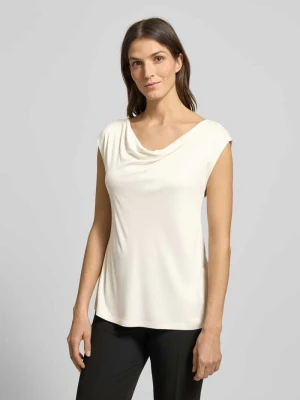 Top bluzkowy o kroju regular fit z czystej wiskozy s.Oliver BLACK LABEL