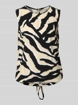 Top bluzkowy o kroju regular fit z czystej wiskozy Tom Tailor