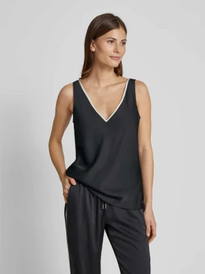 Zdjęcie produktu Top bluzkowy o kroju regular fit z dekoltem w serek Calvin Klein Womenswear