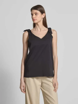 Top bluzkowy o kroju regular fit z dekoltem w serek Smith and Soul