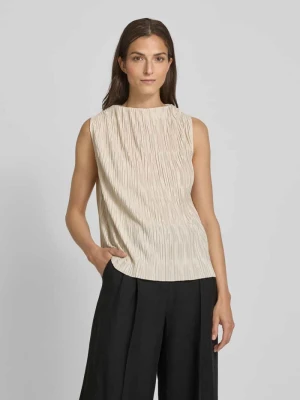 Top bluzkowy o kroju regular fit z fakturowanym wzorem model ‘Kimbaly’ someday